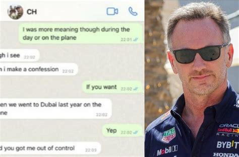 christian horner text messages|Christian Horners texts to staffer about selfies and seedy chats ...